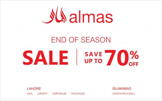 Almas Shoes Summer Sale 2023 Flat 70% Off With Price