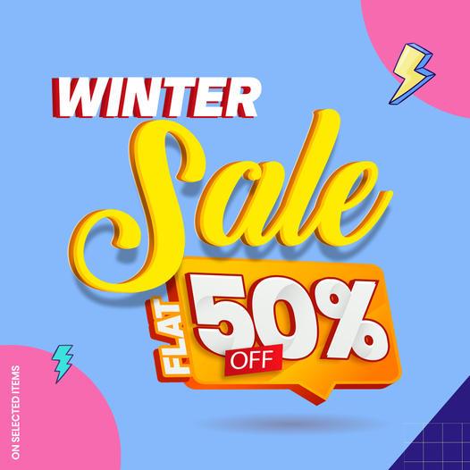 Borjan Shoes Winter Sale! FLAT 50% OFF on a selected range of shoes 