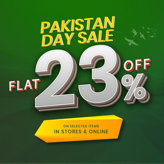 Borjan Shoes Pakistan Day Sale! FLAT 23% OFF on selected shoes & bags