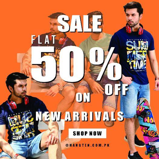 Hang Ten Pakistan Summer Sale 2023! FLAT 50% OFF on New Arrivals