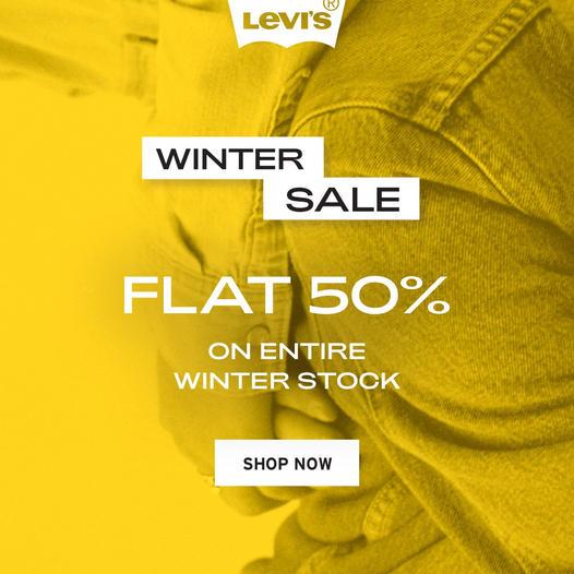 Levi's Winter Clearance Sale! FLAT 50% OFF on all items @ AK Galleria |  What's On Sale