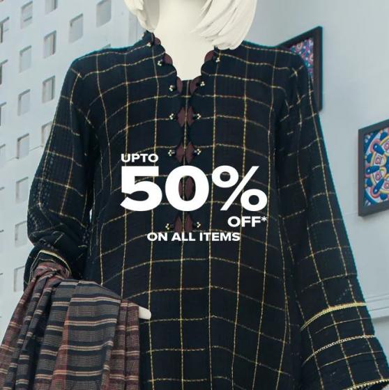 Wrapping up the season with J. Junaid Jamshed Winter Clearance Sale, Enjoy  up-to 50% off on all items, Starting from 27th October. In St