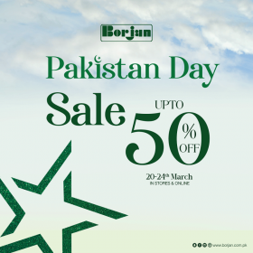 Borjan Pakistan Day Sale! UPTO 50% OFF from 20th till 24th March 2020 | WhatsOnSale