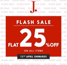 J Junaid Jamshed Flash Sale Flat 25 Off On All Items Starting