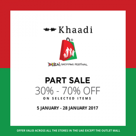 Khaadi Dubai Shopping Festival Sale! Avail 30%-70% OFF (Only UAE) | WhatsOnSale
