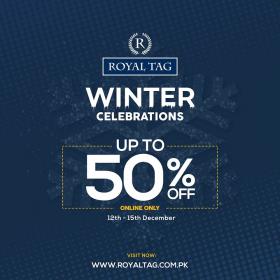 Royal Tag Winter Celebrations Sale Upto 50 Discount On Entire