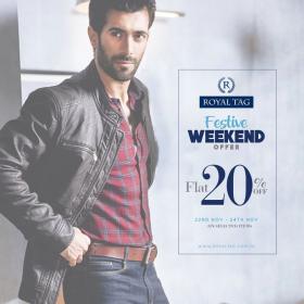 Royal Tag Pakistan Festive Weekend Offer 20 Off On Selected