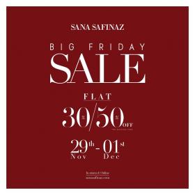 Sana Safinaz Big Friday Sale Flat 30 50 On Selected Items