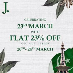 23 march sale on junaid jamshed