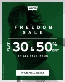 levi's flat 50 off